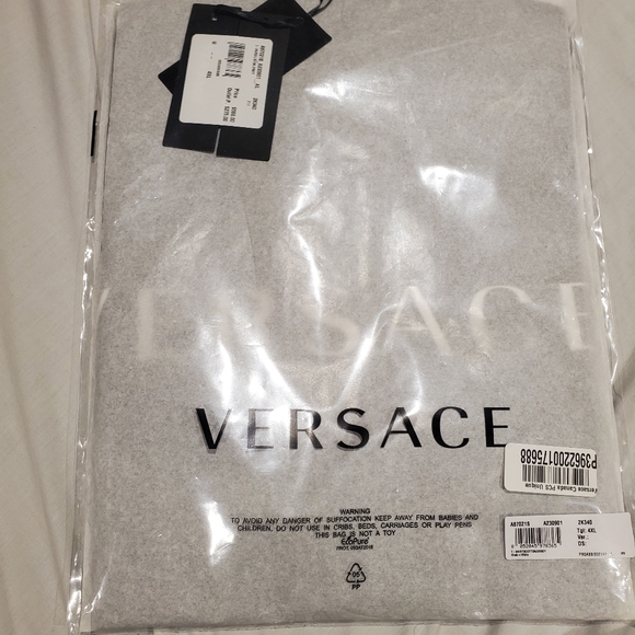 Brand New Brown Versace T shirt  size 4XL - Picture 5 of 8